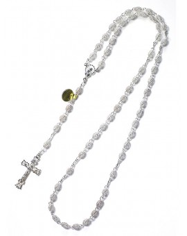 Silver filigree rosary