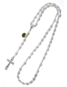 Silver filigree rosary