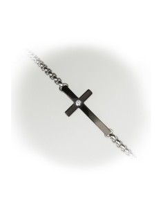Black Crucifix steel Bracelet Black Crucifix steel Bracelet