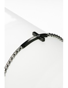Black Crucifix steel Bracelet Black Crucifix steel Bracelet