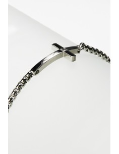 Chrome Crucifix steel Bracelet Chrome Crucifix steel Bracelet