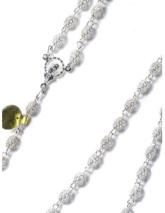 Silver filigree rosary