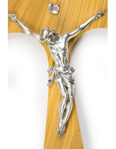 Big Olive Wood Tau Crucifix