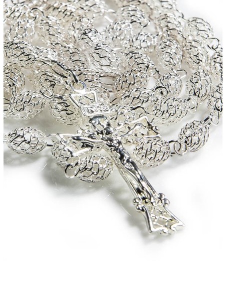 Silver filigree rosary Silver filigree rosary