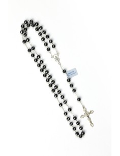 Hematite Shine Silver Rosary