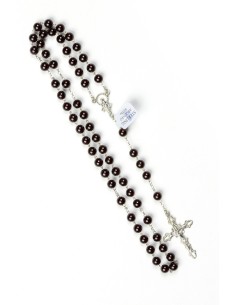 Garnet Silver Rosary