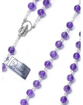 Amethyst Rosary 6mm beads