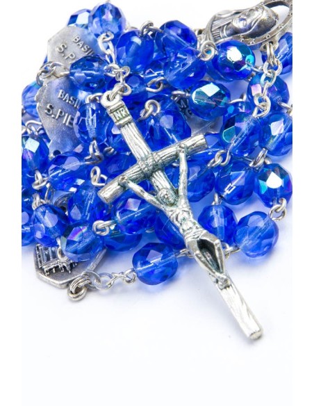 Four Basilicas Light Blue Rosary Four Basilicas Light Blue Rosary