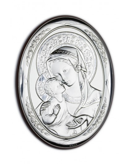Virgin Mary Bilaminate Sterling Silver 0813