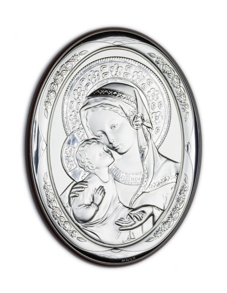 Virgin Mary Bilaminate Sterling Silver 0813 Virgin Mary Bilaminate Sterling Silver 0813