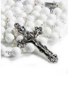 White Shell Rosary 6mm beads White Shell Rosary 6mm beads