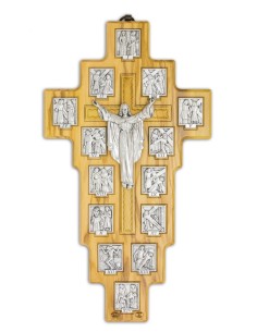 Olive Wood Via Crucis