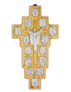 Olive Wood Via Crucis Olive Wood Via Crucis
