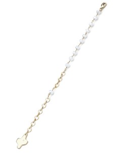 Crystal Bracelet - White - Metal Gold Crystal Bracelet - White - Metal Gold