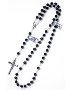 Black Onyx Rosary 6mm beads