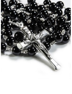 Black Onyx Rosary 6mm beads Black Onyx Rosary 6mm beads