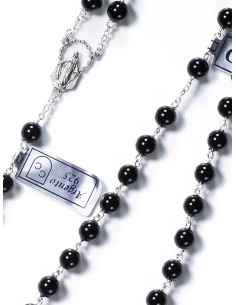 Black Onyx Rosary 6mm beads Black Onyx Rosary 6mm beads