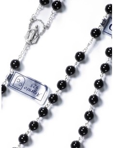 Black Onyx Rosary 6mm beads