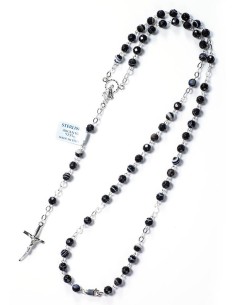 Black Agate Natural Stone Rosary