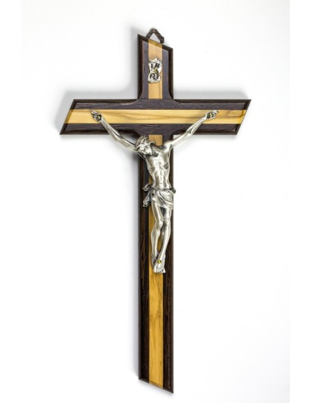 Light and Dark wood Crucifix Light and Dark wood Crucifix