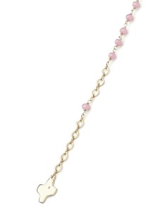 Crystal Bracelet - Pink - Metal Gold Crystal Bracelet - Pink - Metal Gold