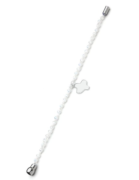 Crystal Bracelet - White - Magnetic clip Crystal Bracelet - White - Magnetic clip