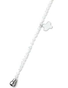 Crystal Bracelet - White - Magnetic clip Crystal Bracelet - White - Magnetic clip