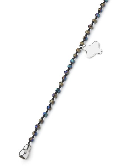 Crystal Bracelet - Aurora Black - Magnetic clip Crystal Bracelet - Aurora Black - Magnetic clip