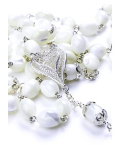 Filigree Mother of Pearl Rosary Filigree Mother of Pearl Rosary
