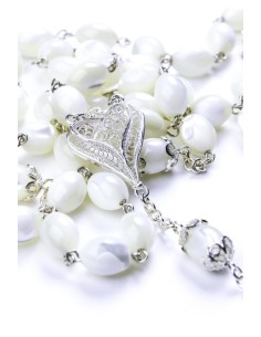 Filigree Mother of Pearl Rosary