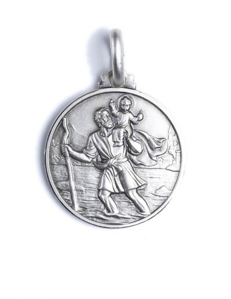 Children's 9ct Yellow Gold St Christopher Pendant | Buy Online | Free  Insured UK Delivery