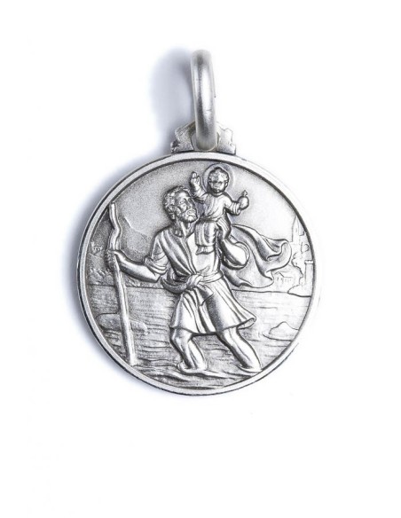 Sterling Silver St. Christopher Medal Sterling Silver St. Christopher Medal