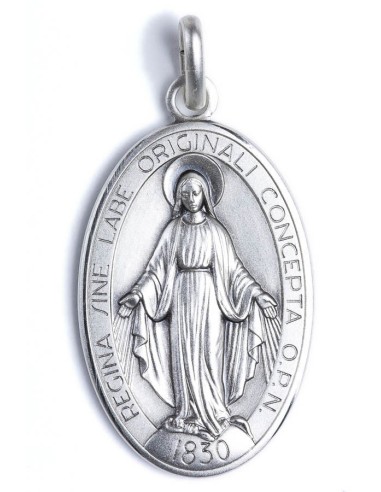 Miraculous Medal (Sterling Silver) - Servants of the Holy Family