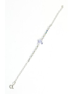 Swarovski Crystal Clear Crucifix Bracelet