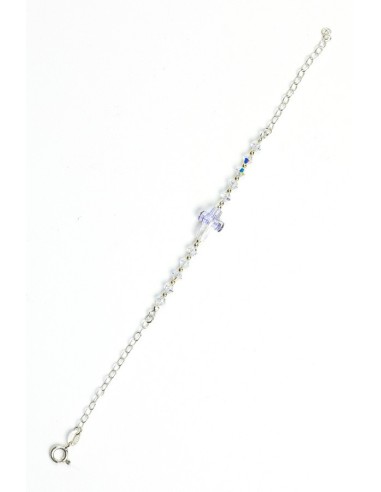 Swarovski Crystal Clear Crucifix Bracelet