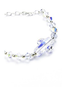 Swarovski Crystal Clear Crucifix Bracelet