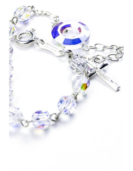 Swarovski crystal discount rosary bracelet
