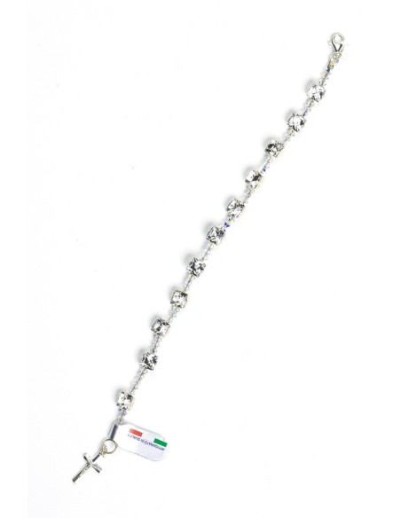 Clear Swarovski Crystal on silver mount Bracelet Clear Swarovski Crystal on silver mount Bracelet