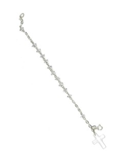 Light Crucifix Swarovski Crystal Rosary Bracelet Light Crucifix Swarovski Crystal Rosary Bracelet