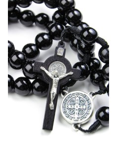 St Benedict wooden Rosary St Benedict wooden Rosary