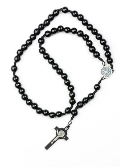 St Benedict wooden Rosary St Benedict wooden Rosary