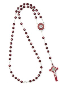 St Benedict wooden Rosary St Benedict wooden Rosary