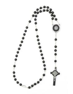 St Benedict wooden Rosary St Benedict wooden Rosary