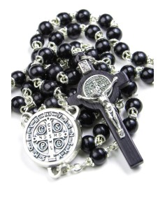 St Benedict wooden Rosary