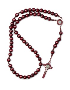 St Benedict wooden Rosary St Benedict wooden Rosary
