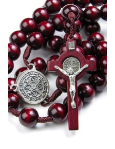 St Benedict wooden Rosary