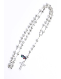 Pearl and Strass Sterling Silver Rosary