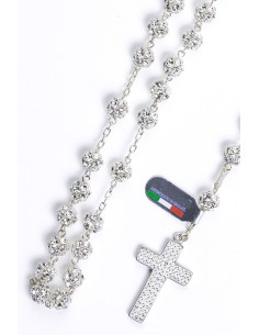 Pearl and Strass Sterling Silver Rosary Pearl and Strass Sterling Silver Rosary