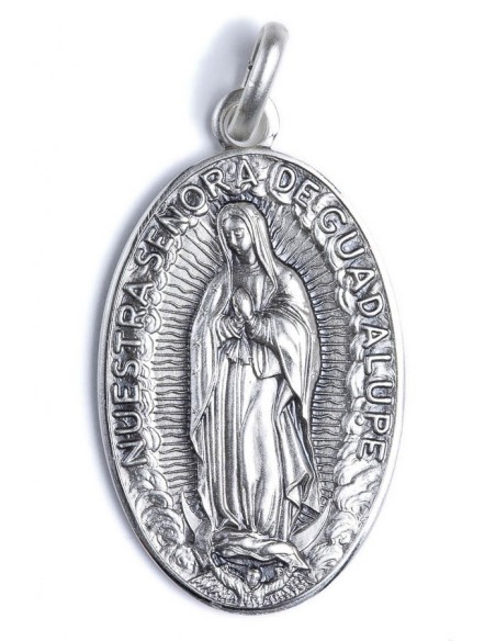 Sterling Silver Our Lady of Guadalupe Medal Sterling Silver Our Lady of Guadalupe Medal