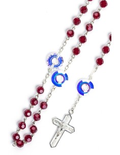 Pearl and Strass Sterling Silver Rosary 2
